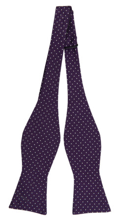 HAGELSTORM PURPLE nœud papillon à nouer