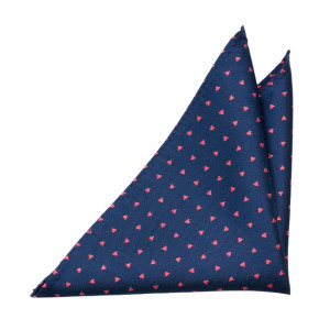 HEARTQUAKE Blue pochette de costume