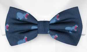 HIPPHOORAY Blue nœud papillon