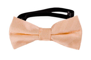 JAGGED Apricot nœud papillon bébé