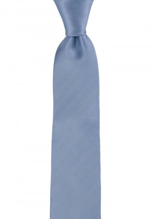 JAGGED Blue cravate slim