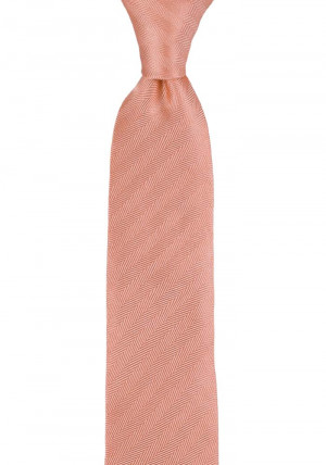 JAGGED Dusty pink cravate slim