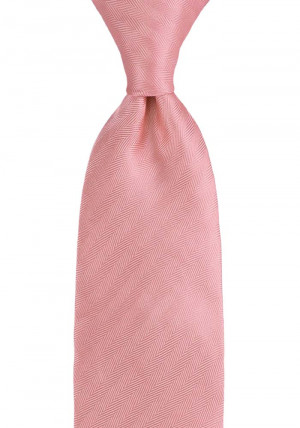 JAGGED Pink cravate classique