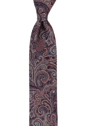 JAJAMAN BURGUNDY cravate slim