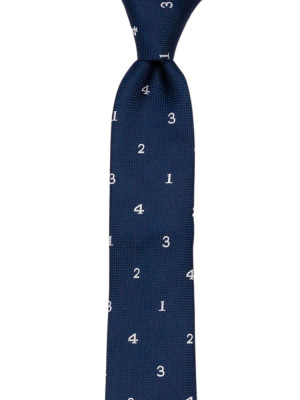NUMERCURY Blue cravate slim
