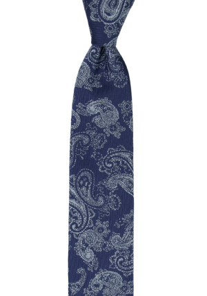 RAJRAJ BLUE cravate slim