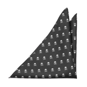 SCALPINISM Black pochette de costume