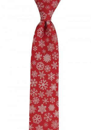 SNOFLINGA Red cravate slim