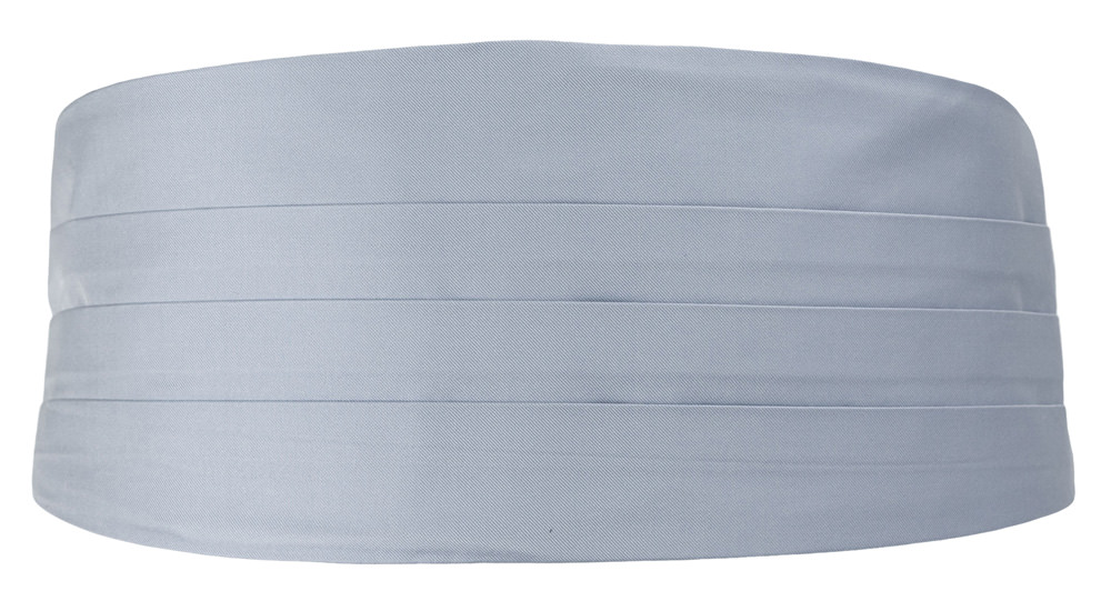 SOLID Baby blue ceinture de smoking