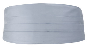 SOLID Baby blue ceinture de smoking