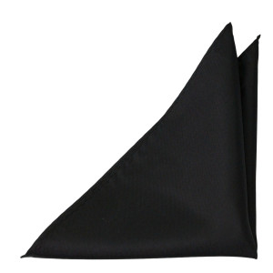 SOLID Black pochette de costume