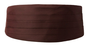 SOLID Brown ceinture de smoking