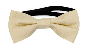 SOLID Champagne nœud papillon bébé
