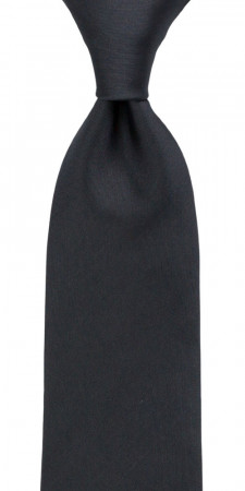 SOLID Charcoal cravate
