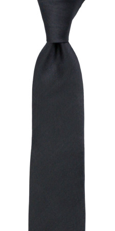 SOLID Charcoal cravate enfant medium