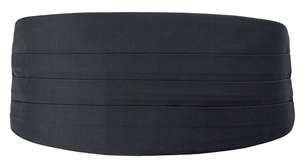 SOLID Charcoal ceinture de smoking