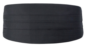 SOLID Charcoal ceinture de smoking
