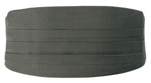 SOLID Dark grey ceinture de smoking