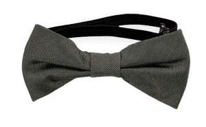 SOLID Dark grey nœud papillon bébé