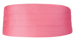 SOLID Dark pink ceinture de smoking