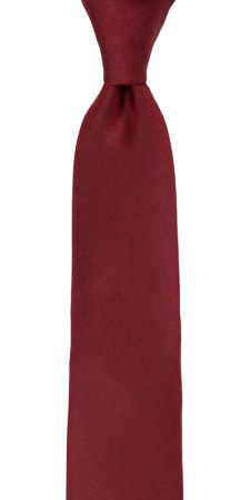 SOLID Dark red cravate enfant medium