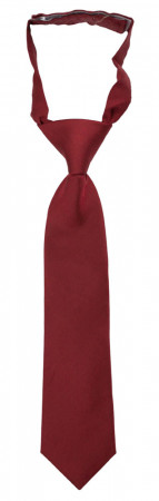 SOLID Dark red petite cravate enfant pré-nouée