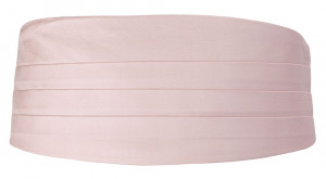 SOLID Dusty pink ceinture de smoking
