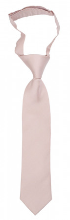 SOLID Dusty pink petite cravate enfant pré-nouée