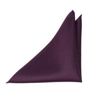 SOLID Eggplant pochette de costume