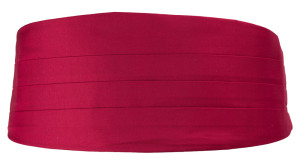 SOLID Fuchsia ceinture de smoking