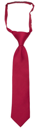 SOLID Fuchsia petite cravate enfant pré-nouée