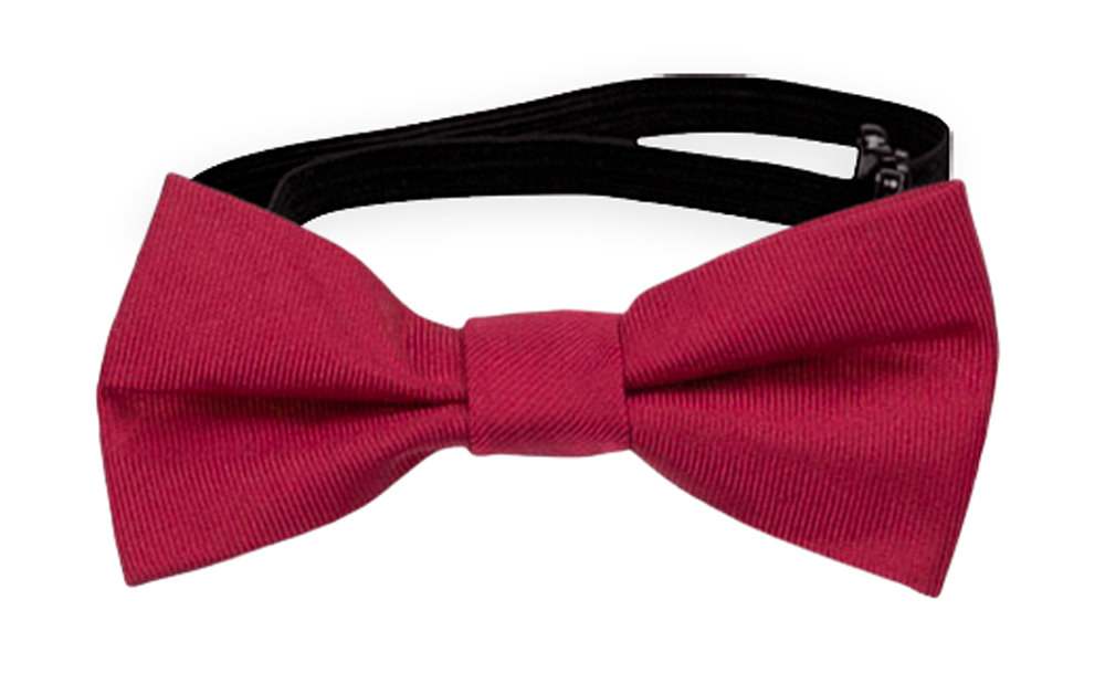 SOLID Fuchsia nœud papillon bébé