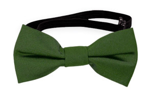 SOLID Green nœud papillon bébé