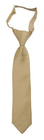 SOLID Khaki petite cravate enfant pré-nouée