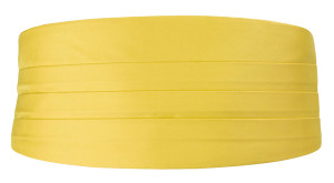 SOLID Lemon ceinture de smoking