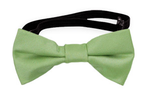SOLID Light green nœud papillon bébé