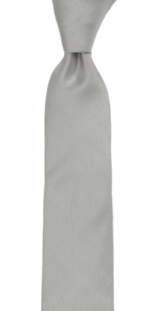 SOLID Light grey cravate enfant medium
