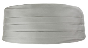 SOLID Light grey ceinture de smoking