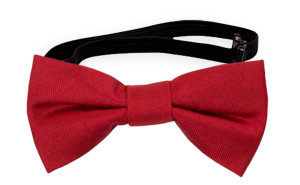 SOLID Light red nœud papillon bébé