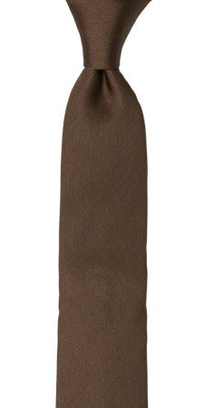 SOLID Light umber cravate enfant medium