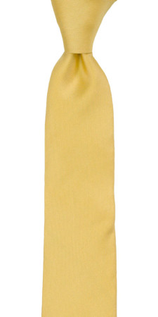 SOLID Light yellow cravate enfant medium