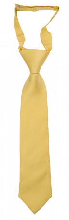 SOLID Light yellow petite cravate enfant pré-nouée