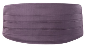 SOLID Lilac ceinture de smoking