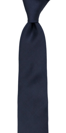 SOLID Navy blue cravate pour enfant medium