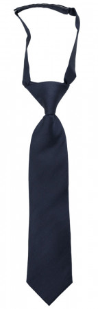 SOLID Navy blue petite cravate enfant pré-nouée