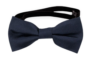 SOLID Navy blue nœud papillon bébé