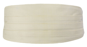 SOLID Off white ceinture de smoking