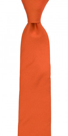 SOLID Orange cravate enfant medium