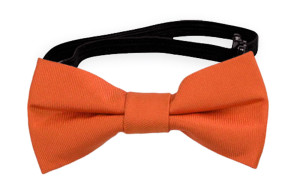 SOLID Orange nœud papillon bébé