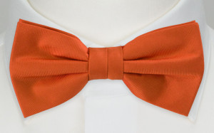 SOLID Orange nœud papillon enfant